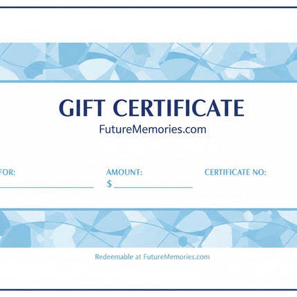 Future Memories Gift Certificate