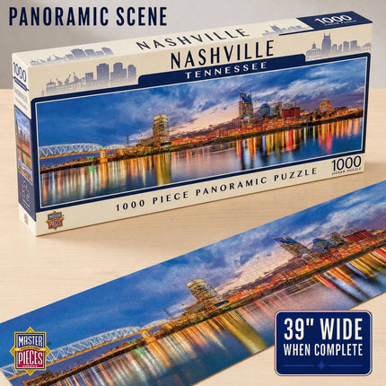 Nashville, Tennessee 1000 Piece Panoramic Jigsaw Puzzle