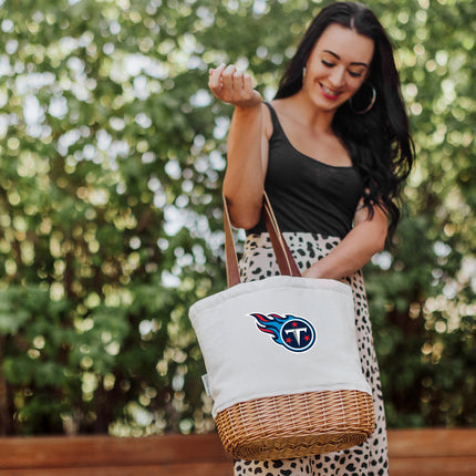 Tennessee Titans - Pico Willow and Canvas Lunch Basket