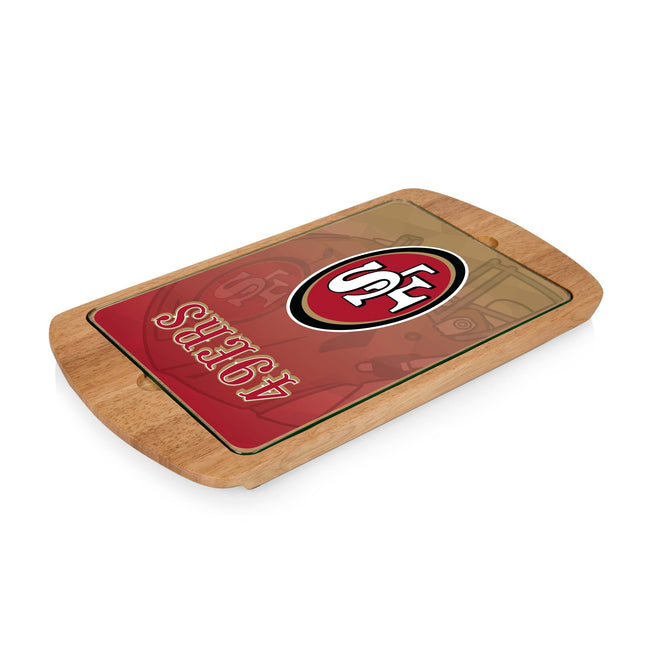 San Francisco 49ers - Billboard Glass Top Serving Tray
