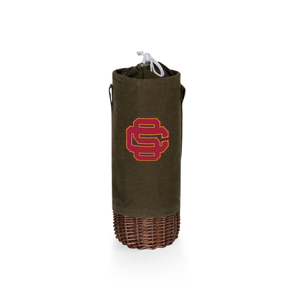 USC Trojans Alternate Malbec Insulated Canvas Wine Bottle Basket