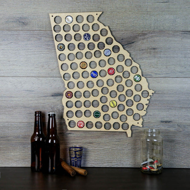 Georgia Beer Cap Map