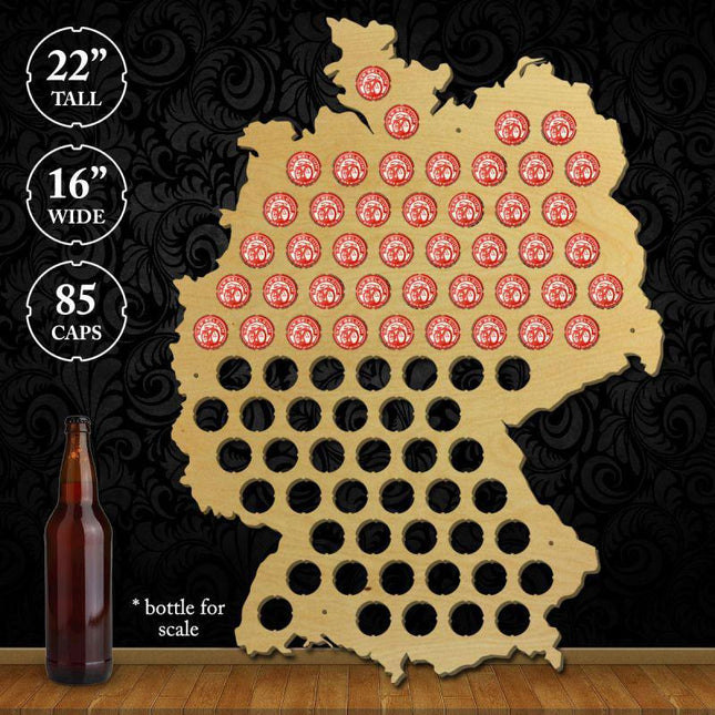 Germany Beer Cap Map