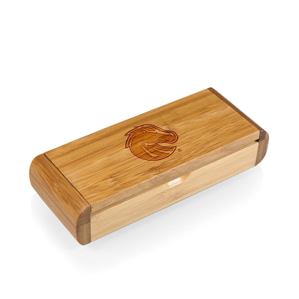 Boise State Broncos - Elan Deluxe Corkscrew In Bamboo Box