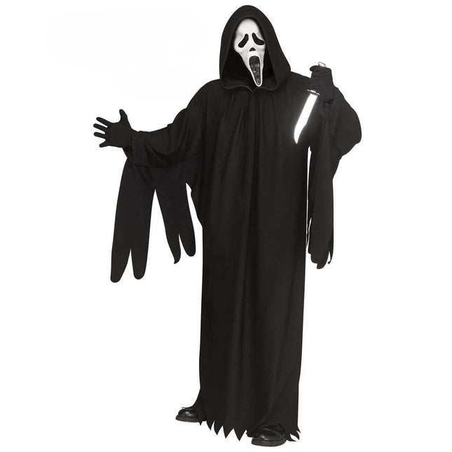 Adult Ghost Face 30th Anniversary Hooded Robe Costume - One Size
