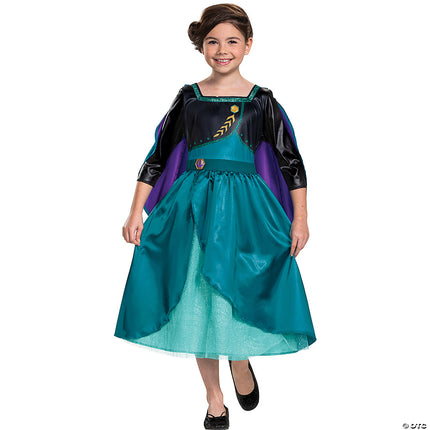 Girls Queen Anna Classic Costume