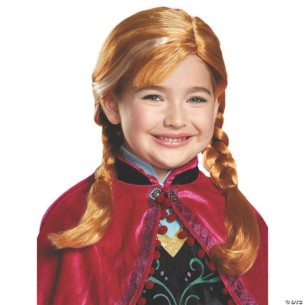 Kids Frozen Anna Wig