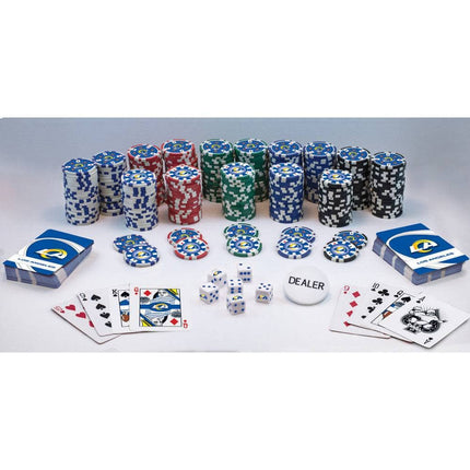 Los Angeles Rams 300 Piece Poker Set