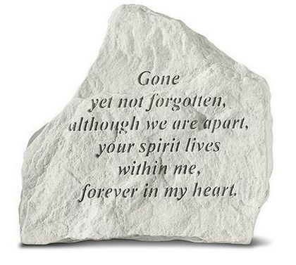 Gone Yet Not Forgotten Cast Memorial Stone