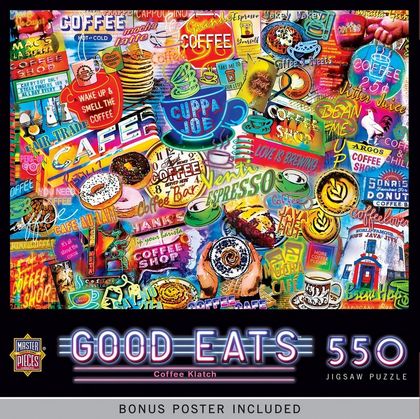 Good Eats - Coffee Klatch 550 Piece Puzzle