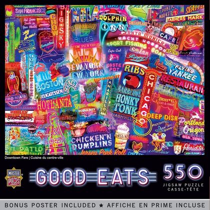 Good Eats - Downtown Fare 550 Piece Puzzle