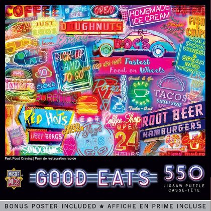 Good Eats - Fast Food Craving 550 Piece Puzzle
