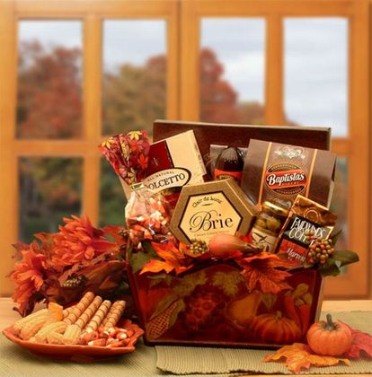 Gourmet Fall Harvest Gift Basket