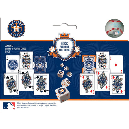 Houston Astros - 2-Pack Playing Cards & Dice Set