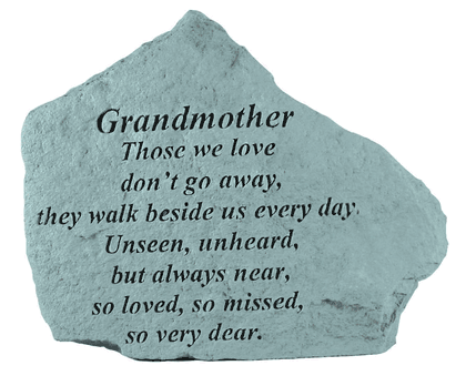 GRANDMOTHER Those we love Memorial Stone