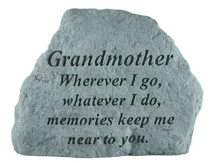 GRANDMOTHER Where ever Memorial Stone