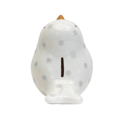 Gray Dotted Birdie Bank