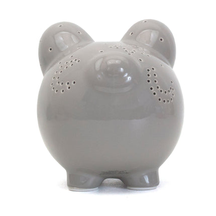 Gray Night Light Piggy Bank
