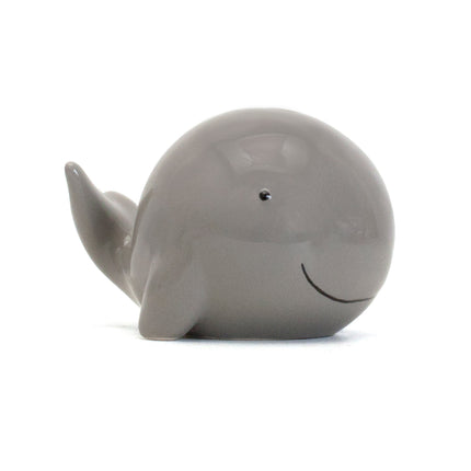Gray Small Whale Bank