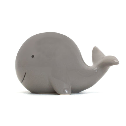 Gray Small Whale Bank