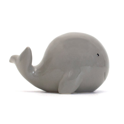 Gray Small Whale Bank