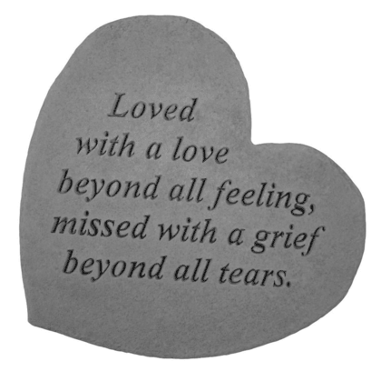 Great Thought Hearts Loved with a love Stone