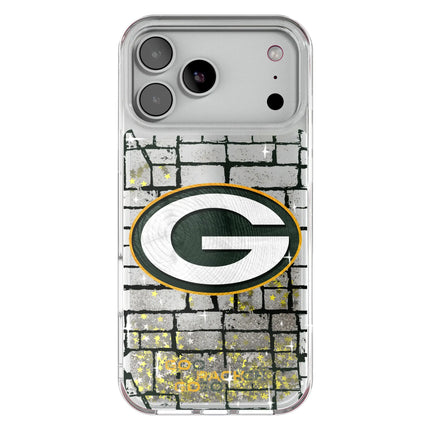 Green Bay Packers Brick Glitter Phone Case for Apple iPhone
