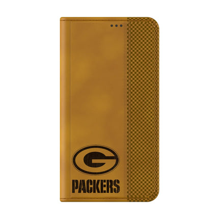 Green Bay Packers Folio Phone Case Burn for Samsung Galaxy