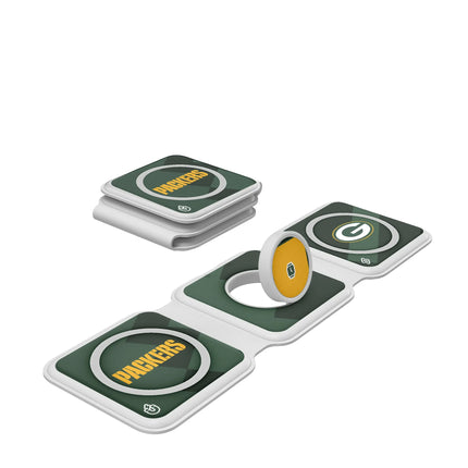 Green Bay Packers Foldable 3 in 1 Charger Color Block