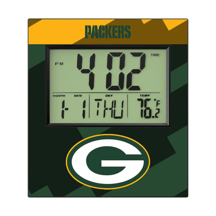 Green Bay Packers Wall Clock Color Block