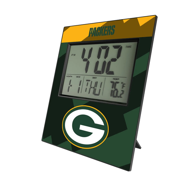 Green Bay Packers Wall Clock Color Block