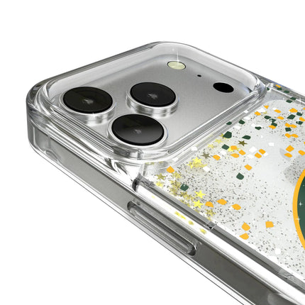 Green Bay Packers Glitter Phone Case Confetti for iPhone