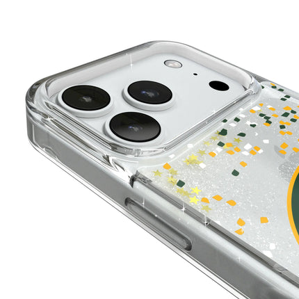 Green Bay Packers Confetti Glitter Phone Case for Apple iPhone