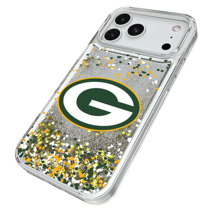 Green Bay Packers Confetti Glitter Phone Case for Apple iPhone