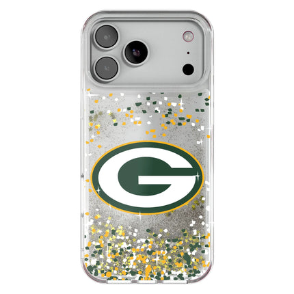Green Bay Packers Confetti Glitter Phone Case for Apple iPhone