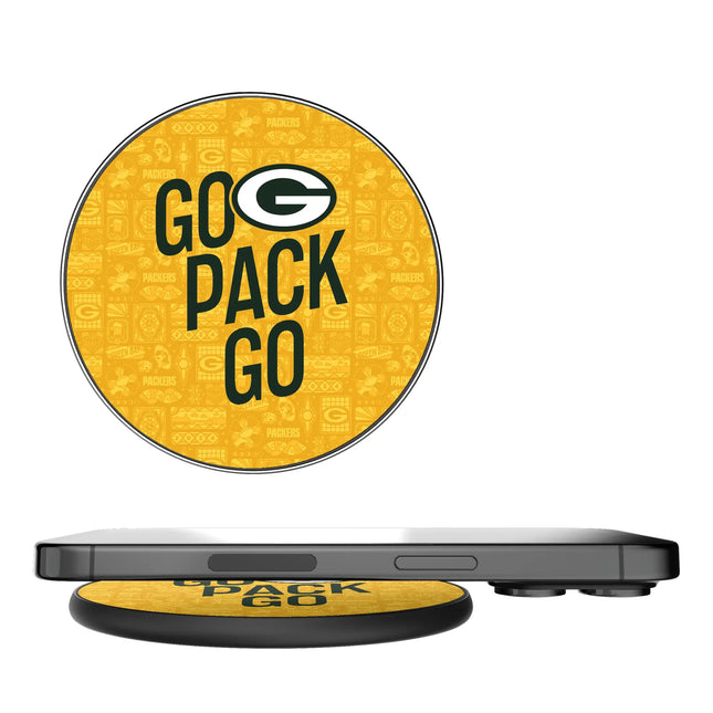 Green Bay Packers 15-Watt Wireless Charger Deco