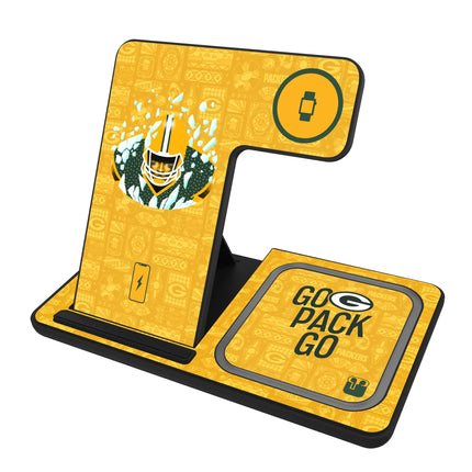 Green Bay Packers 3 in 1 Charging Station Deco