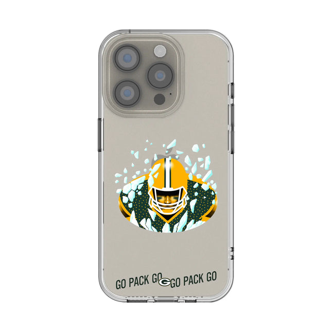 Green Bay Packers Clear Phone Case Deco for iPhone