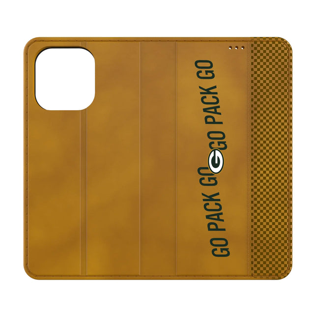 Green Bay Packers Folio Phone Case Deco for iPhone