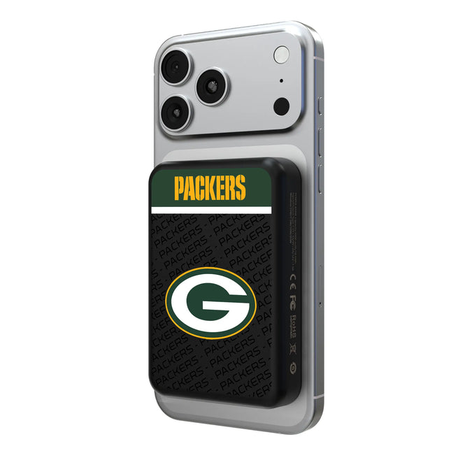 Green Bay Packers Wireless Mag Power Bank Endzone Plus