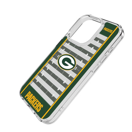 Green Bay Packers Clear Phone Case Field for iPhone