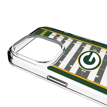 Green Bay Packers Clear Phone Case Field for iPhone
