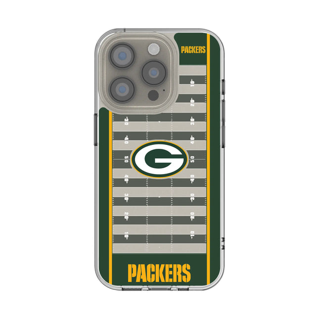 Green Bay Packers Clear Phone Case Field for iPhone