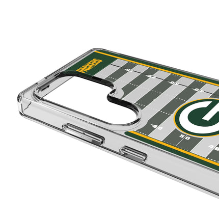 Green Bay Packers Clear Phone Case Field for Samsung Galaxy