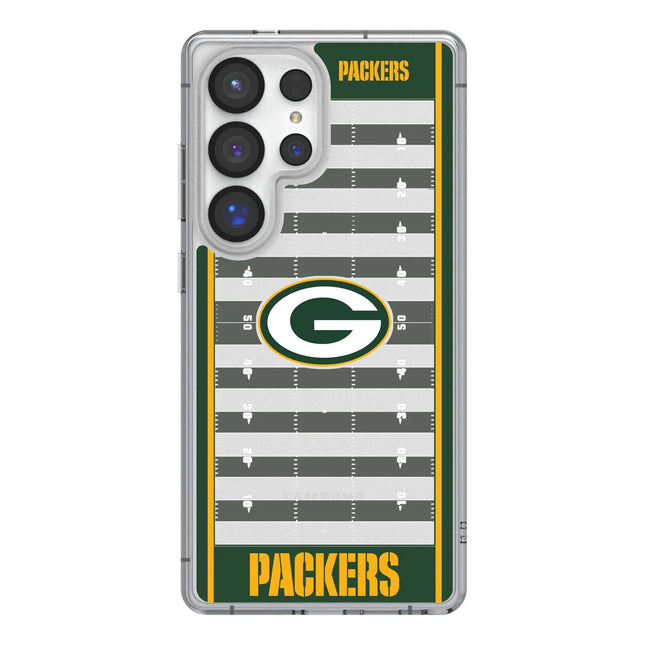 Green Bay Packers Clear Phone Case Field for Samsung Galaxy