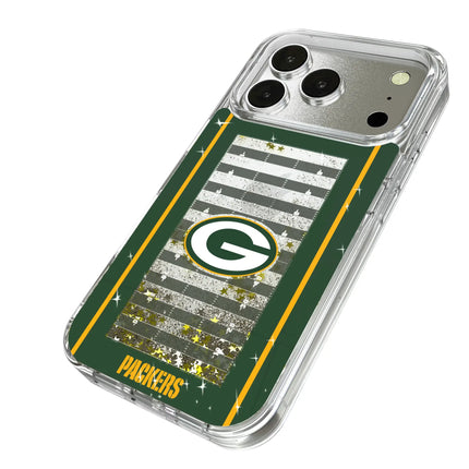 Green Bay Packers Glitter Phone Case Field for iPhone