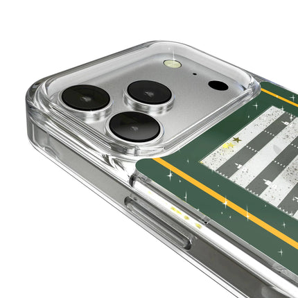 Green Bay Packers Glitter Phone Case Field for iPhone