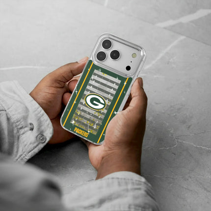 Green Bay Packers Glitter Phone Case Field for iPhone