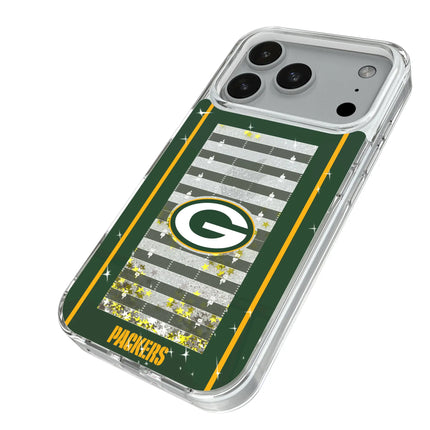 Green Bay Packers Field Glitter Phone Case for Apple iPhone