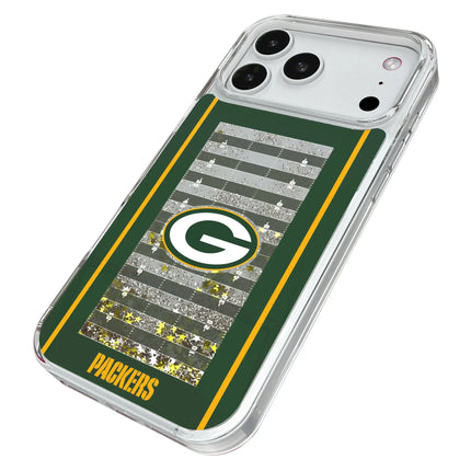 Green Bay Packers Field Glitter Phone Case for Apple iPhone
